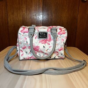 Loungefly Disney Aristocats Marie Barrel Crossbody Bag